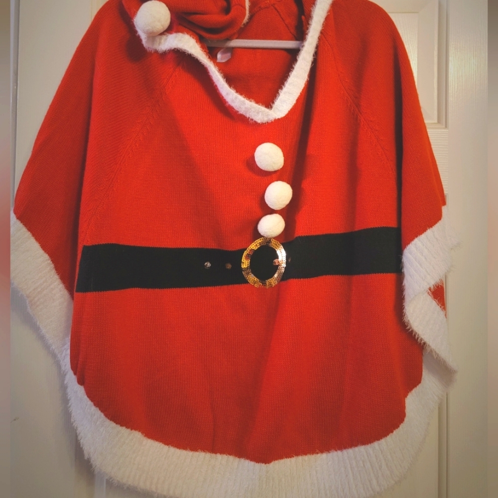 Santa cape poncho